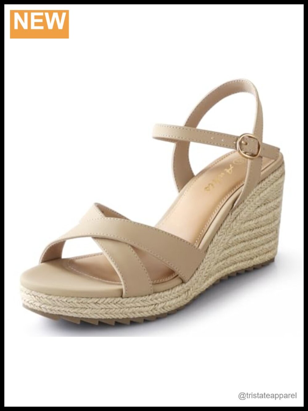 Womens Espadrille Wedge Sandals Open Toe Ankle Strap High Heel Summer Shoes